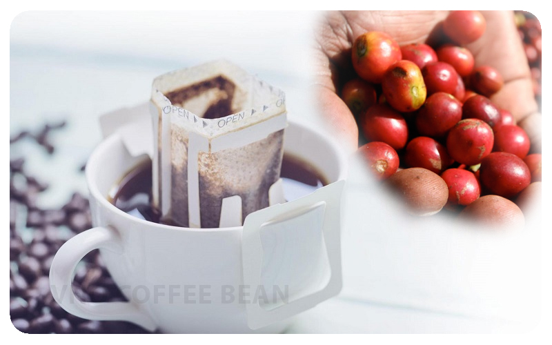 Cà phê túi lọc ( Dripbag Coffee ) của VNO Coffee Bean