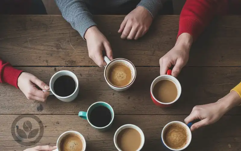 Thưởng thức cà phê hữu cơ VNO Coffee Bean