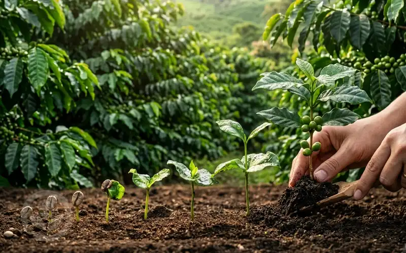 Cây Cà Phê: Hành Trình Từ Hạt Giống Đến Thành Quả